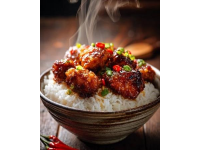 朋友來(lái)做客，用豬油拌飯招待，結(jié)果驚掉下巴了