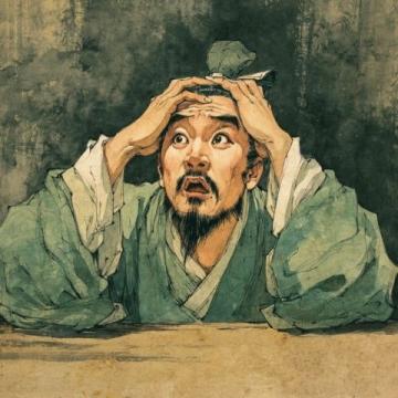 這句話有些刺耳，似乎是在說某人因為缺乏文化知識而吃盡虧。