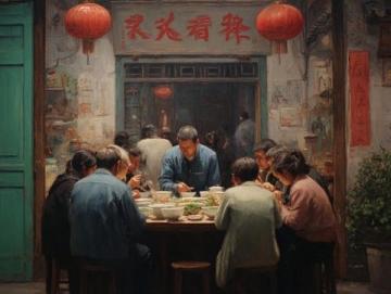 家人們，大年初五在揚(yáng)州迎財(cái)神，我們一家十多口人在揚(yáng)子江中路的湘悅船家菜聚了個(gè)餐