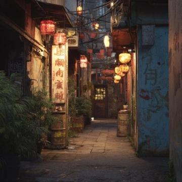 一條小巷子的輪回，幾十家店鋪熱鬧欲滴