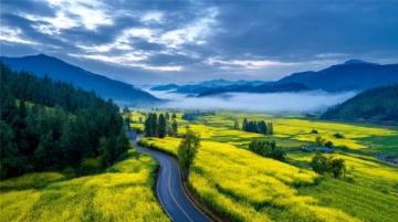 
安徽岳西牛草山云端天路：絕美風車天路，云霧仙境等你打卡