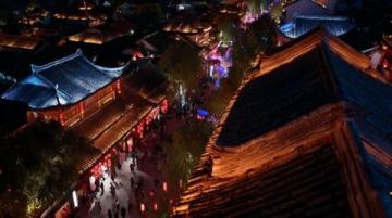 淄博市張店區(qū)八大局市場的夜色